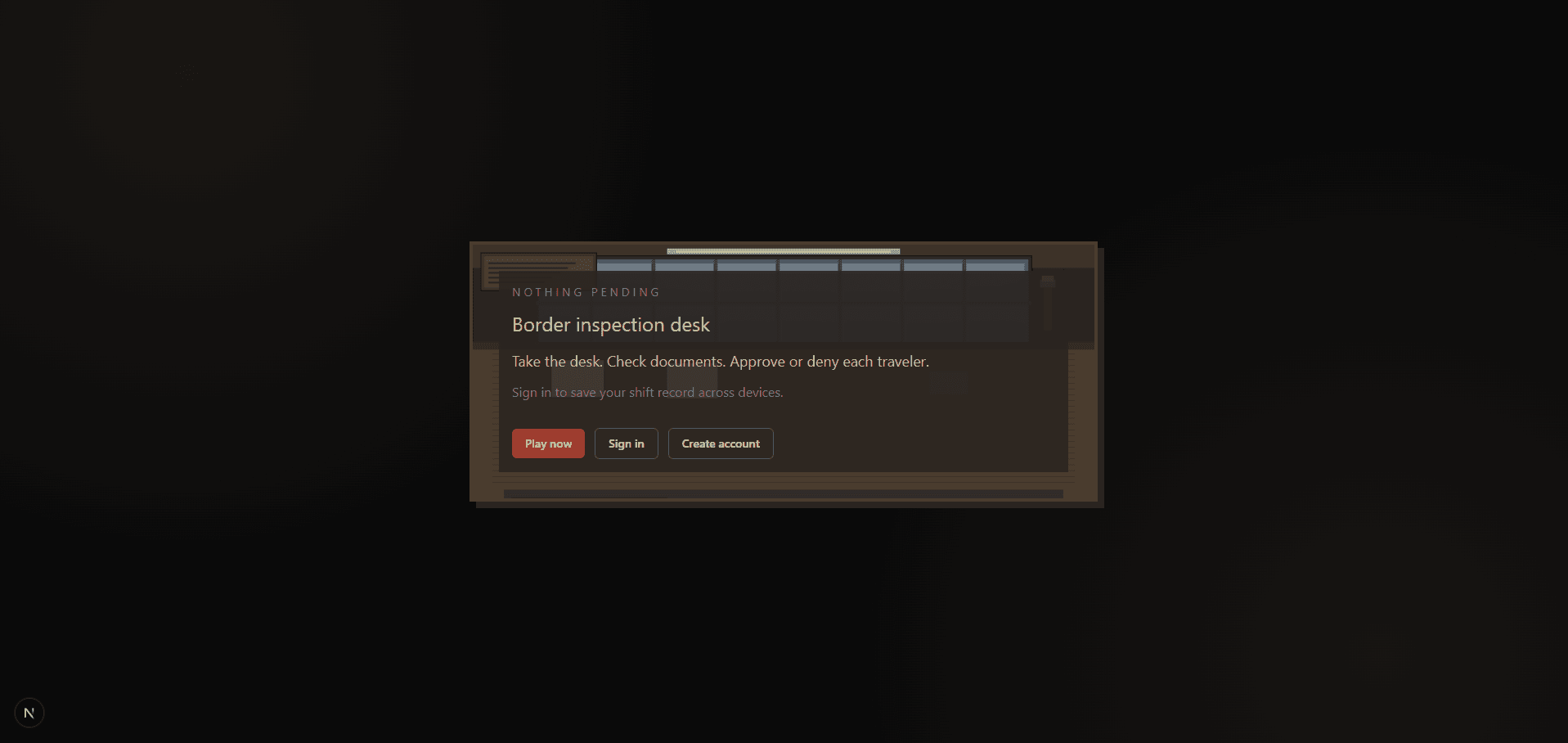 Nothing Pending